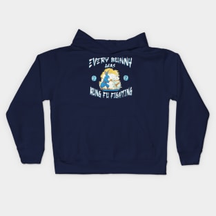 Every Bunny was Kung Fu Fighting Kids Hoodie